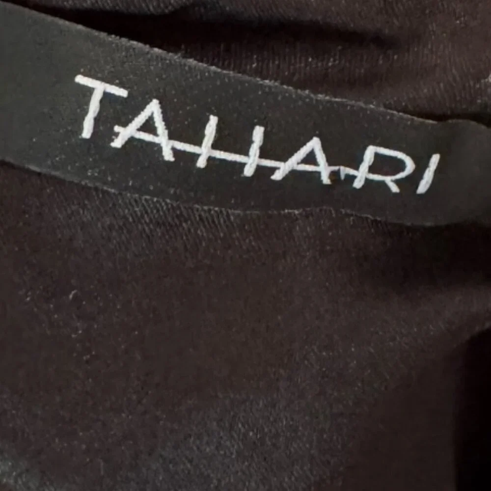 Tahari Dress Blackish Grey Dress - Size 4 - Picture 3 of 5